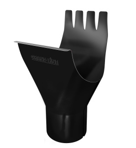 Воронка GRAND LINE 125/90 мм RAL 9005