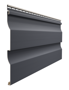 Сайдинг DOCKE PREMIUM D4.5D корабельный брус графит 3660х232