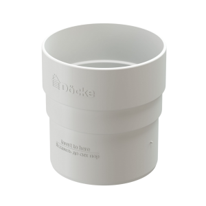 Docke ПВХ 120/80 STANDARD Муфта соединительная Белый (Ral 9003)