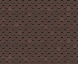 Гибкая черепица Docke PIE PREMIUM/ ШЕФФИЛД/ Зрелый каштан