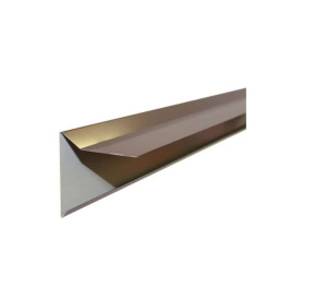 Планка торцевая Шинглас Polyester  коричневый RAL8017 (2000х100 мм)
