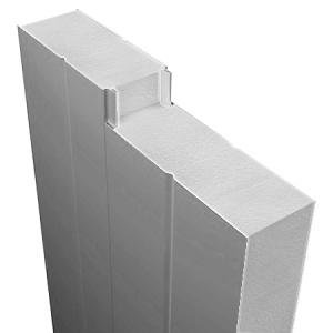 Стеновая панель СП-ПСБ-С 1190 150 (RAL 7004 пленка 0,5/7004 пленка 0,5) Z-lock