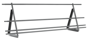 Ограждение кровельное Grand Line со снегозадержателем Optima 0,65х2м RAL 7004