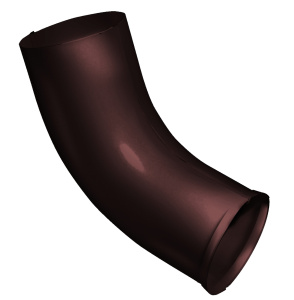 Колено стока GRAND LINE  100 мм RAL 8017