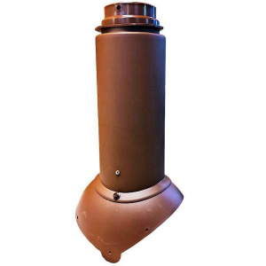 Выход канализации Krovent Pipe-VT 110/125 изолированный, коричневый