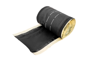 Аэроэлемент конька Grand Line OPTIMA черный, 230мм (5м)