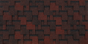 Гибкая черепица Docke PIE EURASIA/ ЛАБИРИНТ/ Красный