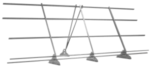 Ограждение кровельное Grand Line со снегозадержателем на фальц 1,2х3 RAL 7024