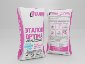 Клей плиточный Эталон Оптима 25 кг
