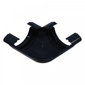 GLC PVC 152/100 угол желоба универсальный 90 град. антрацит RAL 9005