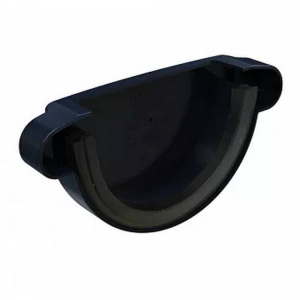 GLC PVC 152/100 заглушка желоба универсальная, антрацит RAL 9005
