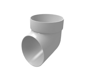 Grand Line ПВХ Колено сливное белое