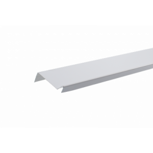 Планка примыкания Шинглас Polyester серая RAL7004 (2000х70 мм)