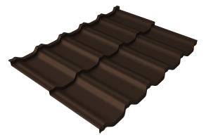 Металлочерепица Kvinta UNO Satin Matt 0,5 RAL 8017