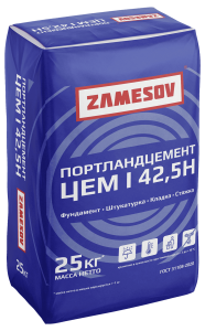 Цемент ПЦ500 ZAMESOV 25 кг