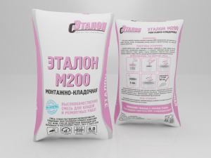 Смесь кладочная универсальная Эталон М-200 50 кг