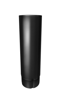 Труба круглая GRAND LINE  125/90 мм 3 м RAL 9005