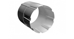 Соединитель трубы GRAND LINE 100 мм RAL 9003