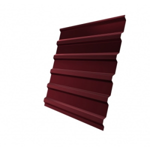 Профнастил оцинкованный С20В, 0,4 RAL 3005 (винно-красный) 