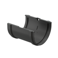 Docke PREMIUM Соединитель желобов (Графит)