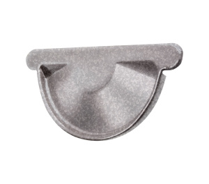 Заглушка торц. универс., Optima 150мм Zn