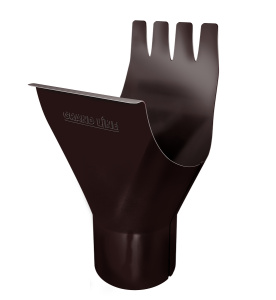 Воронка GRAND LINE 125/90 мм RAL 8017