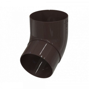 GLC PVC 152/100 колено трубы 67 град. коричневый RAL 8019