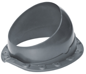 Проходной элемент Krovent Base-VT Wave 125/150 серый