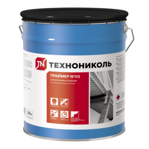 Праймер битумно-полимерный ТЕХНОНИКОЛЬ №03, ведро 20 л 