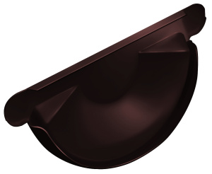 Заглушка желоба  GRAND LINE 150 мм RAL 8017