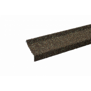 Планка примыкания с гранулятом Шинглас, коричнево-зеленый