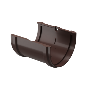 Соединитель желобов DOCKE PREMIUM шоколад D=120