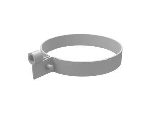 Grand Line ПВХ Хомут трубы белый