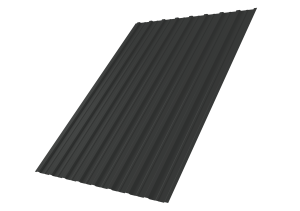 Лист профилированный С10A 0,5 Satin RAL 7016 антрацитово-серый