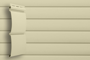 Сайдинг-панель 3,0 Блок-хаус D4,8 GL Amerika слоновая кость