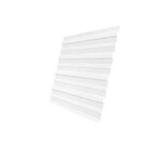 Профнастил оцинкованный С10, 0,5, ПЭ RAL 9003 SKARDEX (сигнальный белый)