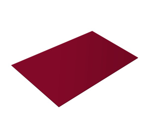Плоский лист  0,45 PE-foil RAL 3003