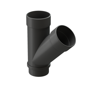 DOCKE LUX тройник 45° графит D=100 