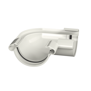 ТН ПВХ МАКСИ угол желоба 90° Белый