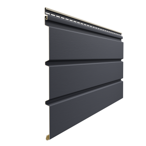 Соффит DOCKE Т4 PREMIUM сплошной графит 3050х305