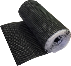 Лента для примыкания гофрированная алюминиевая Optima черная,, 280 мм (5м)