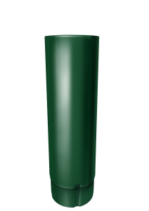 Труба круглая GRAND LINE  125/90 мм 3 м RAL 6005