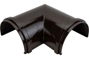 Docke STANDARD Элемент угловой внешний 120 мм * 90° (Темно-коричневый) 