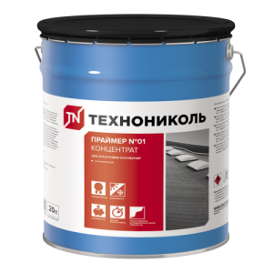 Праймер битумный ТЕХНОНИКОЛЬ №01 (концентрат), ведро 20 л
