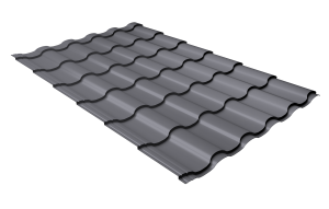 Металлочерепица Kredo Satin 0,5 RAL 7004