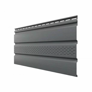 Соффит ТН ОПТИМА, частично перфорированный, бруния, (графит), 3м