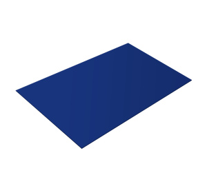 Плоский лист  0,45 PE-foil RAL 5002