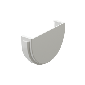 Заглушка желоба DOCKE PREMIUM пломбир D=120