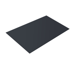 Плоский лист  0,45 PE-foil RAL 7024