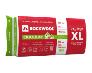 Rockwool Лайт Баттс Скандик 1200x600x150 мм (5 плит)